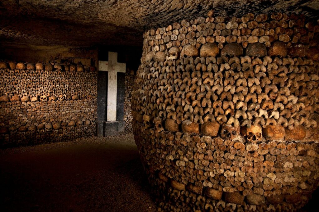 Les catacombes à Paris 
